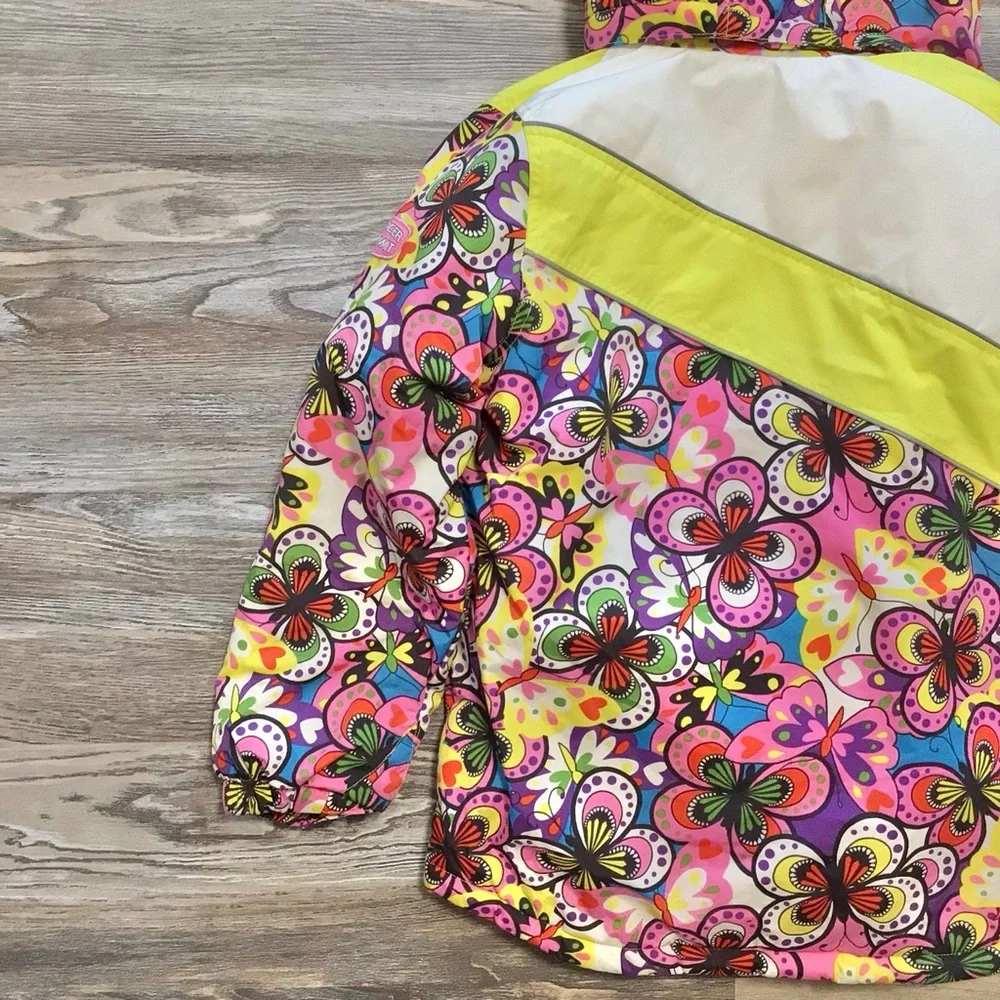 The Children’s Place Butterfly Hooded 3 in 1 Jacket Large NWT